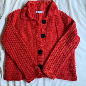 Chunky knit cardigan
